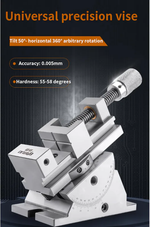 TEBAK Universal Precision Vise Grinding Machine Can Be Rotated Inclination Batch 2 '3' 4 '' Can Be Tilted Angle Pliers Flat Pliers view 6