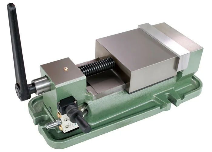 TEBAK QM Accu-Lock Angle Lock Machine Bench Vise QM16100 QM16125 QM16160 with 360 Degree Swivel Base view 4
