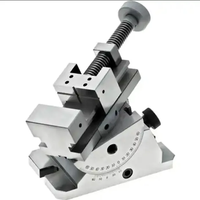 TEBAK Precision-Engineered CHM50 CHM80 CHM120 Precision Manual Sine Tilting Vice with Stable Performance view 3