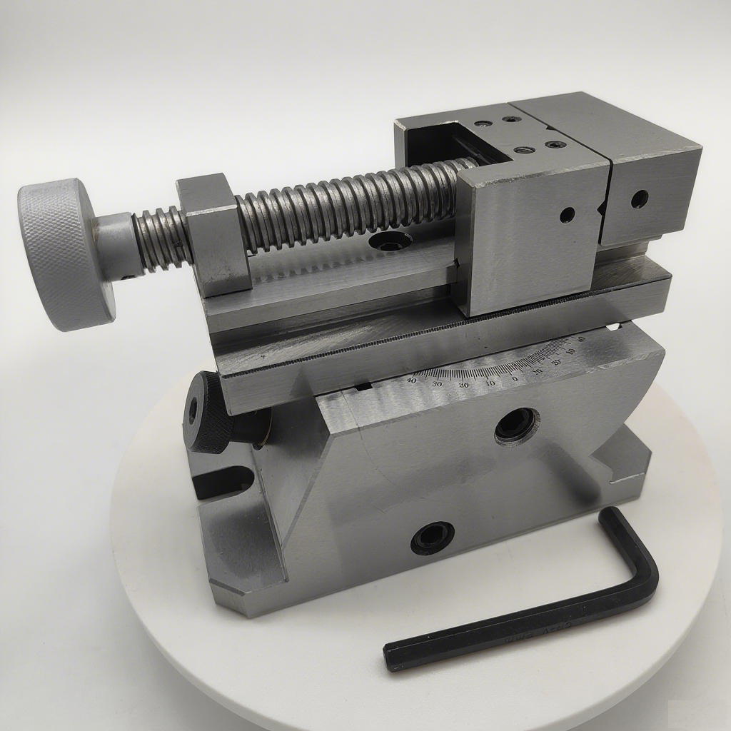 TEBAK CHM50 CHM80 CHM120 Precision Manual Sine Tilting Vice with Stable Performance view 5