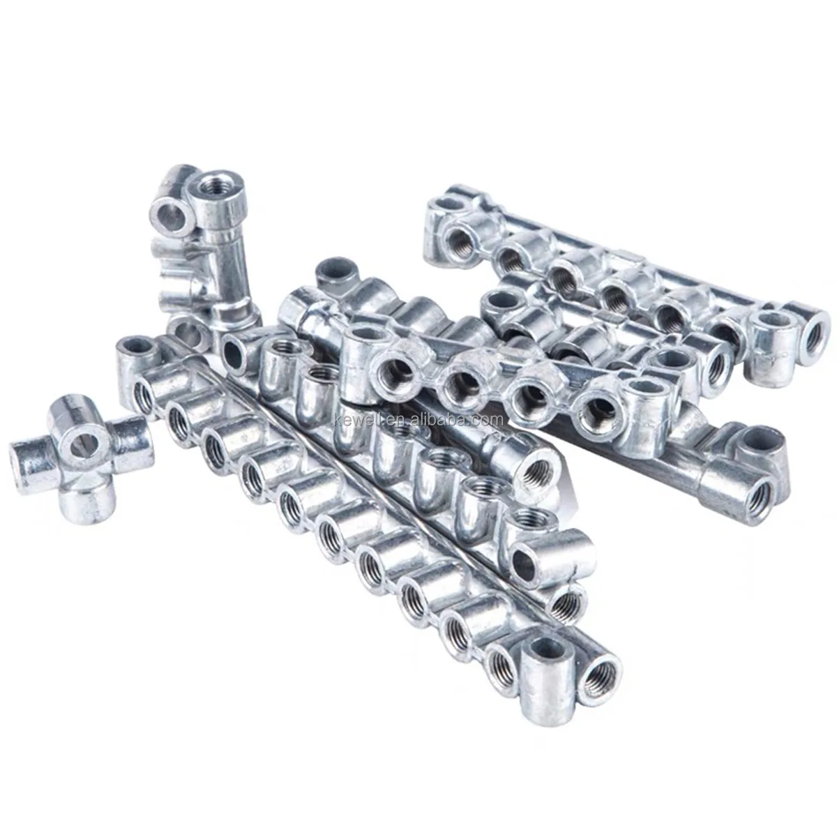 TEBAK PV 4mm Tube M8*1 Resistance Type Oil Distributor for Centralized CNC Machine