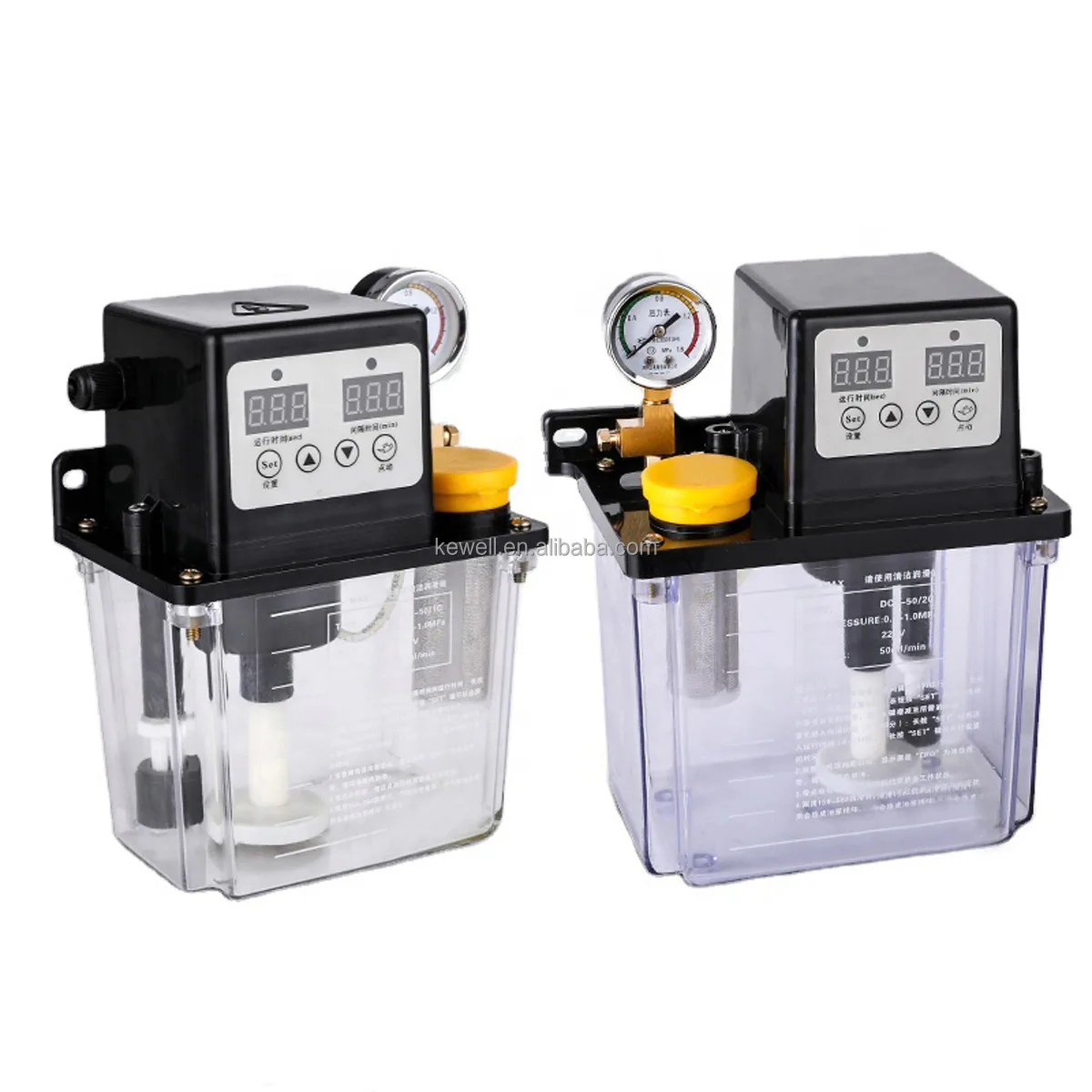 TEBAK DCR Automatic Electromagnetic Lubricating Oil Pump CNC Lubrication Pump 220V 110V 1L 2L Electric Lubricator