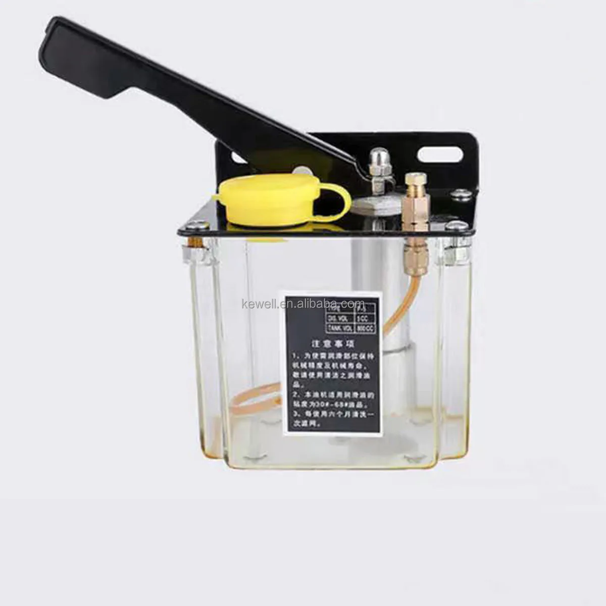 TEBAK CNC Manual Oil Pump 4mm Outlet Size for CNC Machine Irrigation Automotive & Industrial Oil Lubrication System