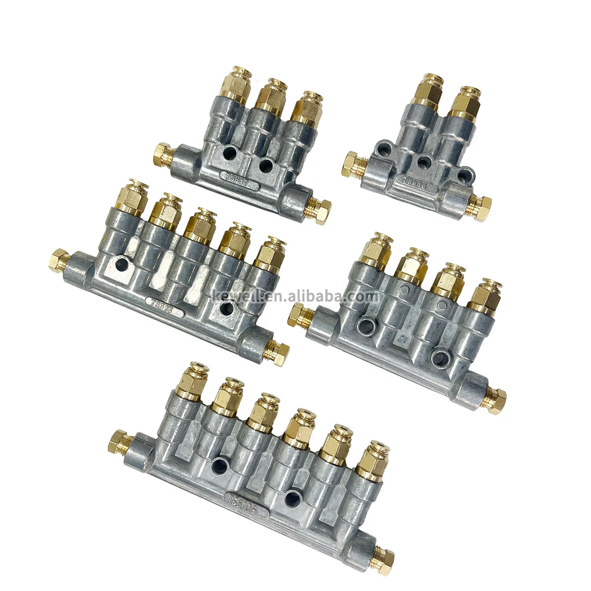 TEBAK T86 Positive Displacement Type Oil Separator Valve or Oil Divider for Centralized Lubrication System