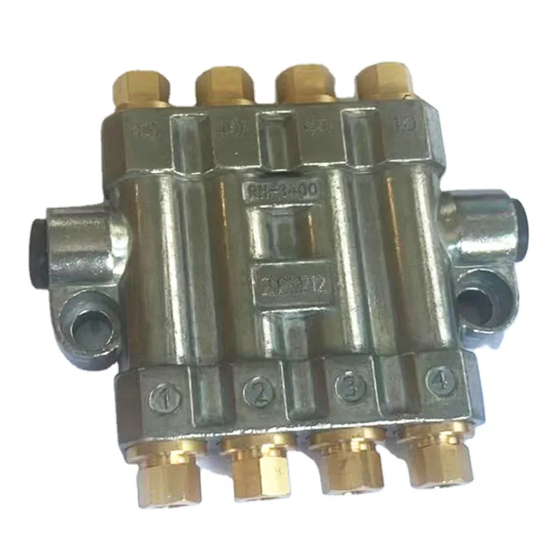 TEBAK RH3400 2/3/4/5 Ways Volumetric Oil Distributor Volumetric Quantitative Oil Discharge CNC Machine Tool Oil Circuit Distributor
