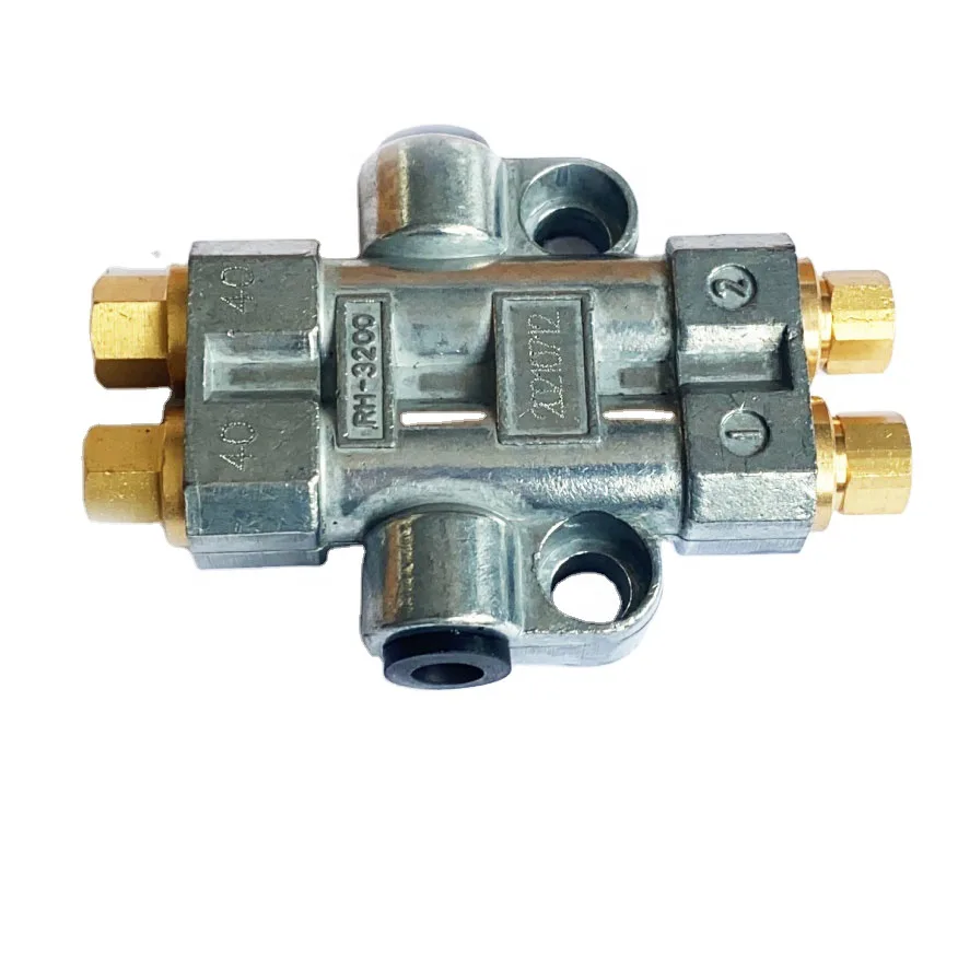 TEBAK RH3200 2/3/4/5 Ways Volumetric Oil Distributor Volumetric Quantitative Oil Discharge CNC Machine Tool Oil Circuit Distributor