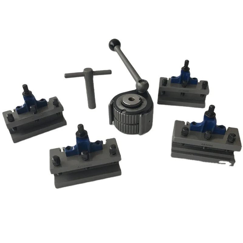 TEBAK A QCTP Style 40 Position Quick Change Tool Post Holder Set