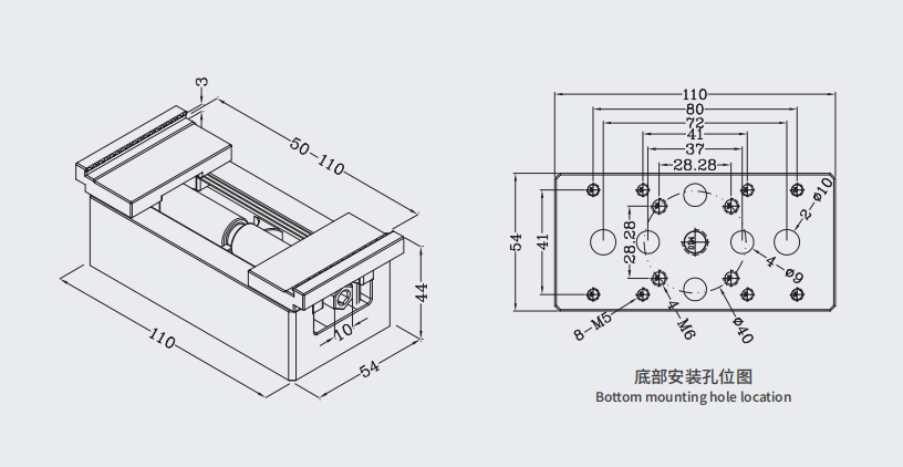 TEBAK Precision H54L Style 4-axis 5-axis Universal Vice Precision Vise CNC Vise Self Centering Vise view 5