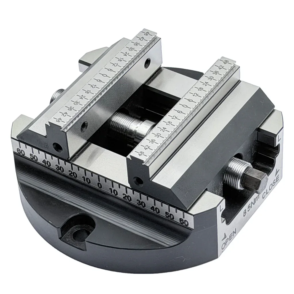 TEBAK H105 Self-Centering Vise | 5-Axis CNC High Precision Zero Point Workholding Vise view 5