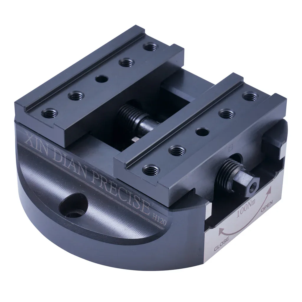 TEBAK H120 Self-centering Vise CNC 5 Axis Machine Vise Zero Point Self Centering Vice for Milling