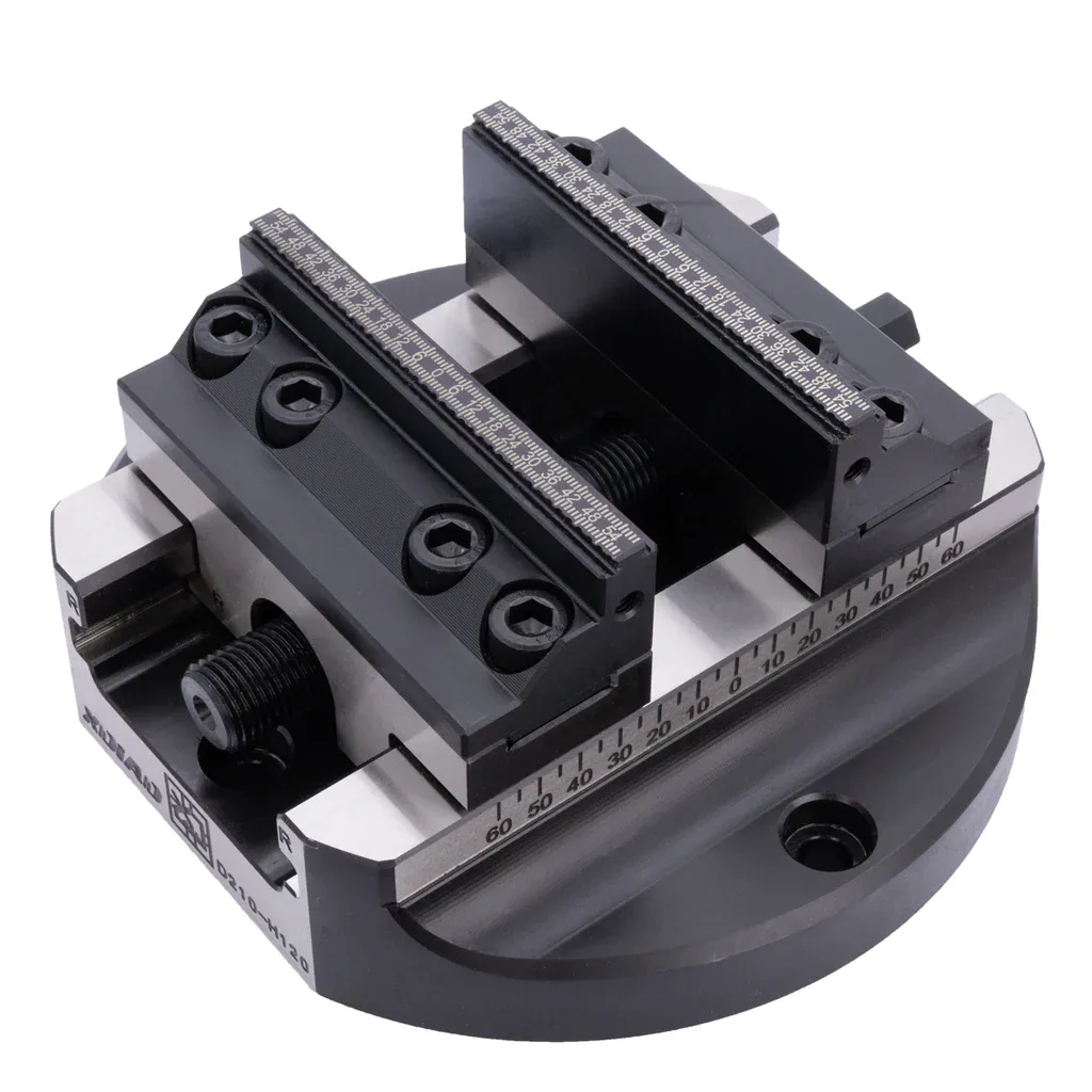 TEBAK D210-H120 CNC Self-Centering Vise ±0.01mm Repeatability for 4/5 Axis Machining Center view 4