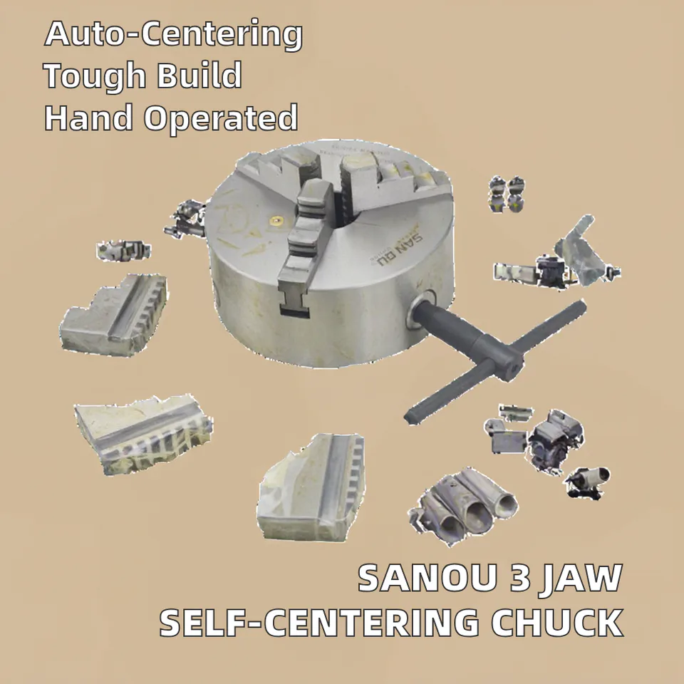 TEBAK K11 125 3-Jaws Self-Centering Steel Chuck with Manual Hydraulic Clamping HRC60 3-Year CNC Machine Tool view 3