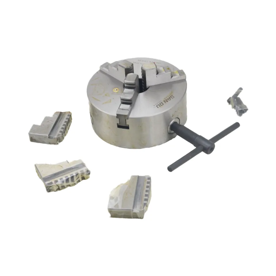 TEBAK K11 125 3-Jaws Self-Centering Steel Chuck with Manual Hydraulic Clamping HRC60 3-Year CNC Machine Tool view 5