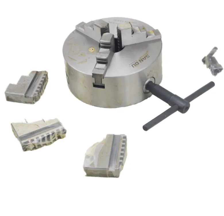 TEBAK K11 125 3-Jaws Self-Centering Steel Chuck with Manual Hydraulic Clamping HRC60 3-Year CNC Machine Tool