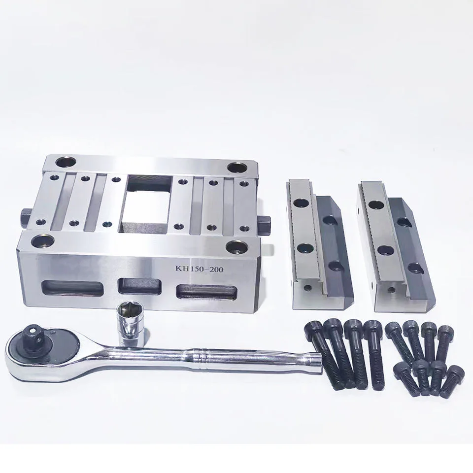 TEBAK 125-200 Manual Five-axis Concentric Precision Vise Fixture Anti-chip Self-centering Three Four Five-axis Cending Vise view 6