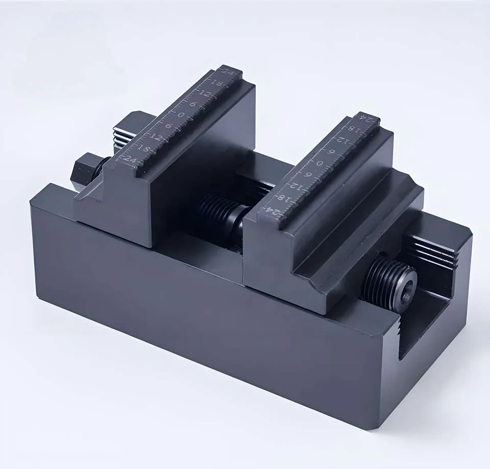 TEBAK Self Centering Manual Vise 4/5 Axis Precision Milling Machine Quick Replacement Fixture Compatible for Steel Core product view