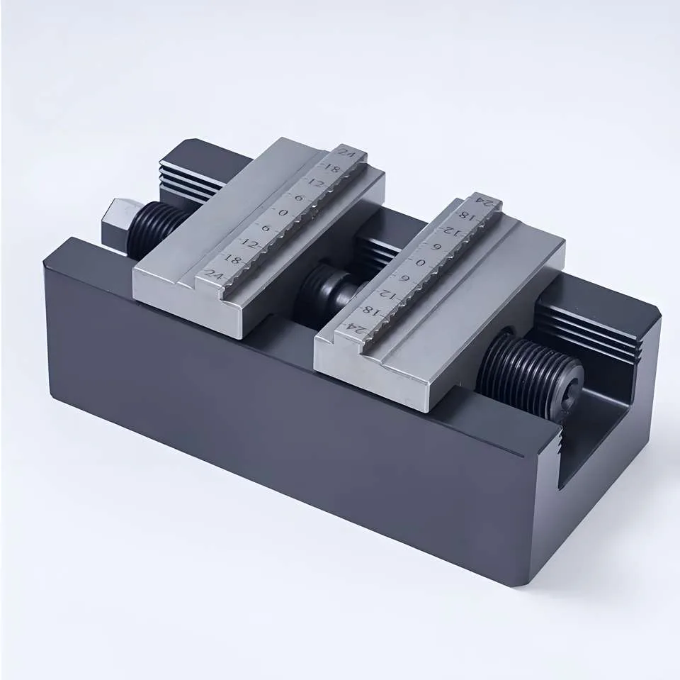TEBAK Self Centering Manual Vise 4/5 Axis Precision Milling Machine Quick Replacement Fixture Compatible for Steel Core view 5