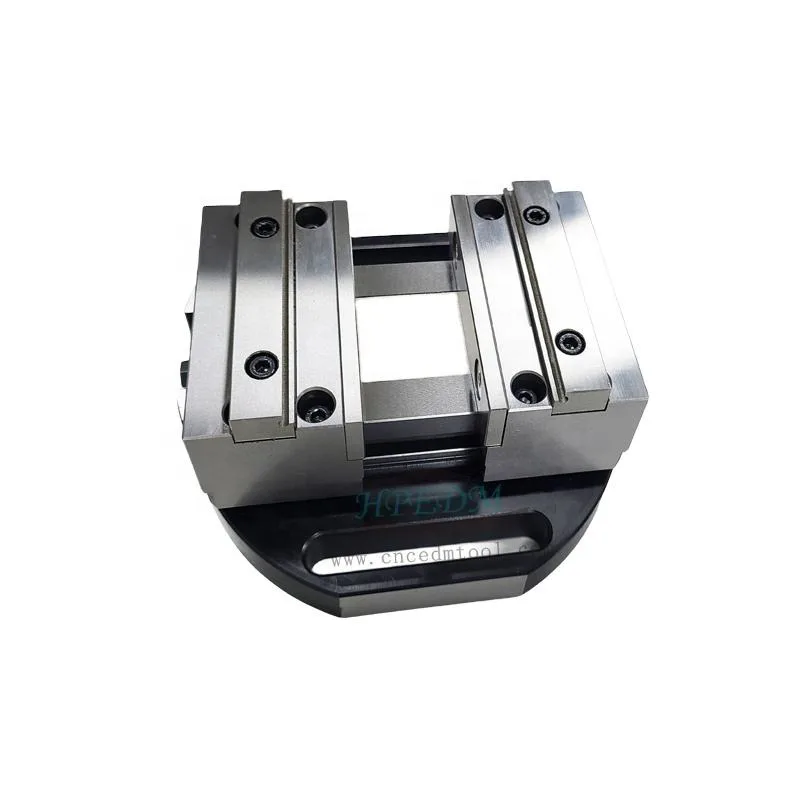 TEBAK High Precision 90mm Width Self Centering Vise with Base Plate for 4 Axis 5 Axis CNC Machining HE-R06911