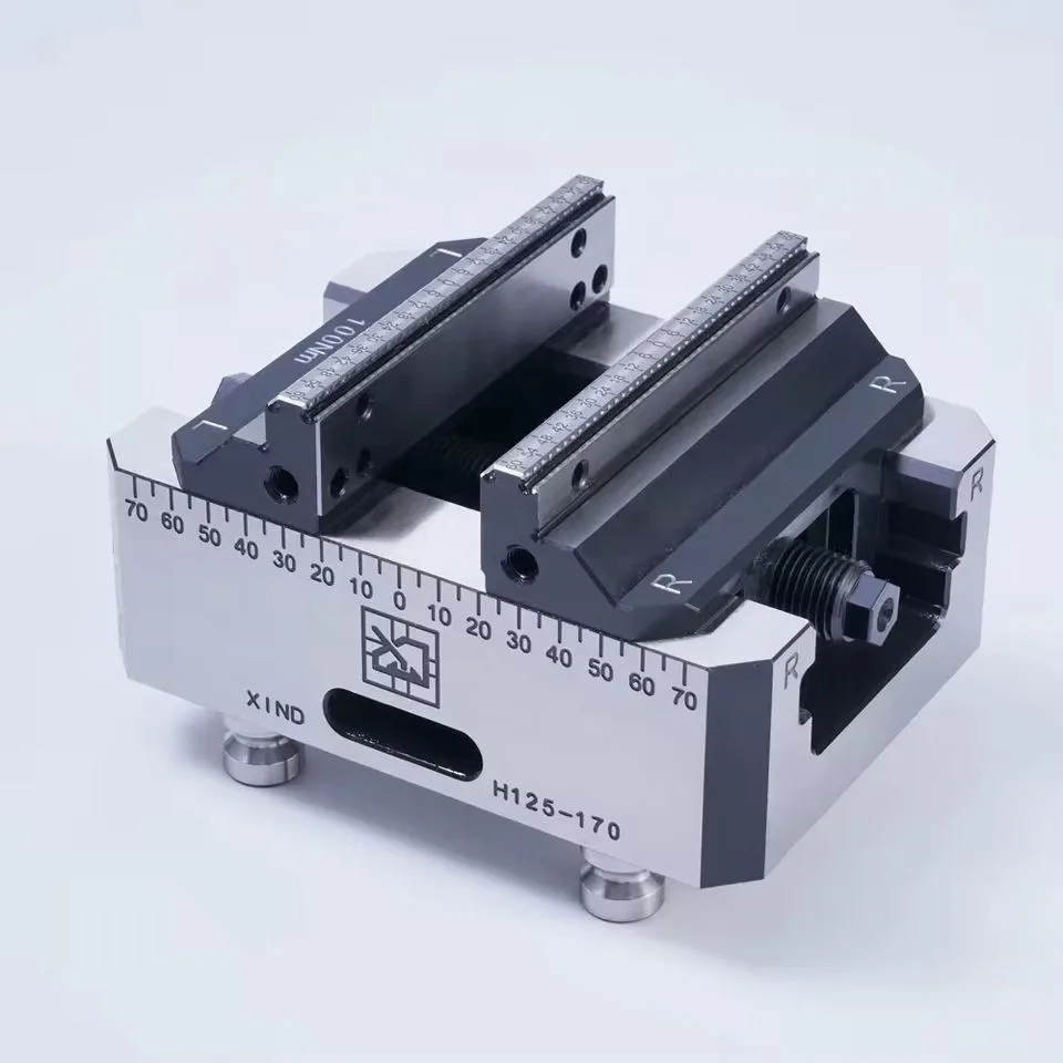 TEBAK Precision Style 4-axis 5-axis Universal Vice Precision Vise H125 CNC Vise Self Centering Vise view 5