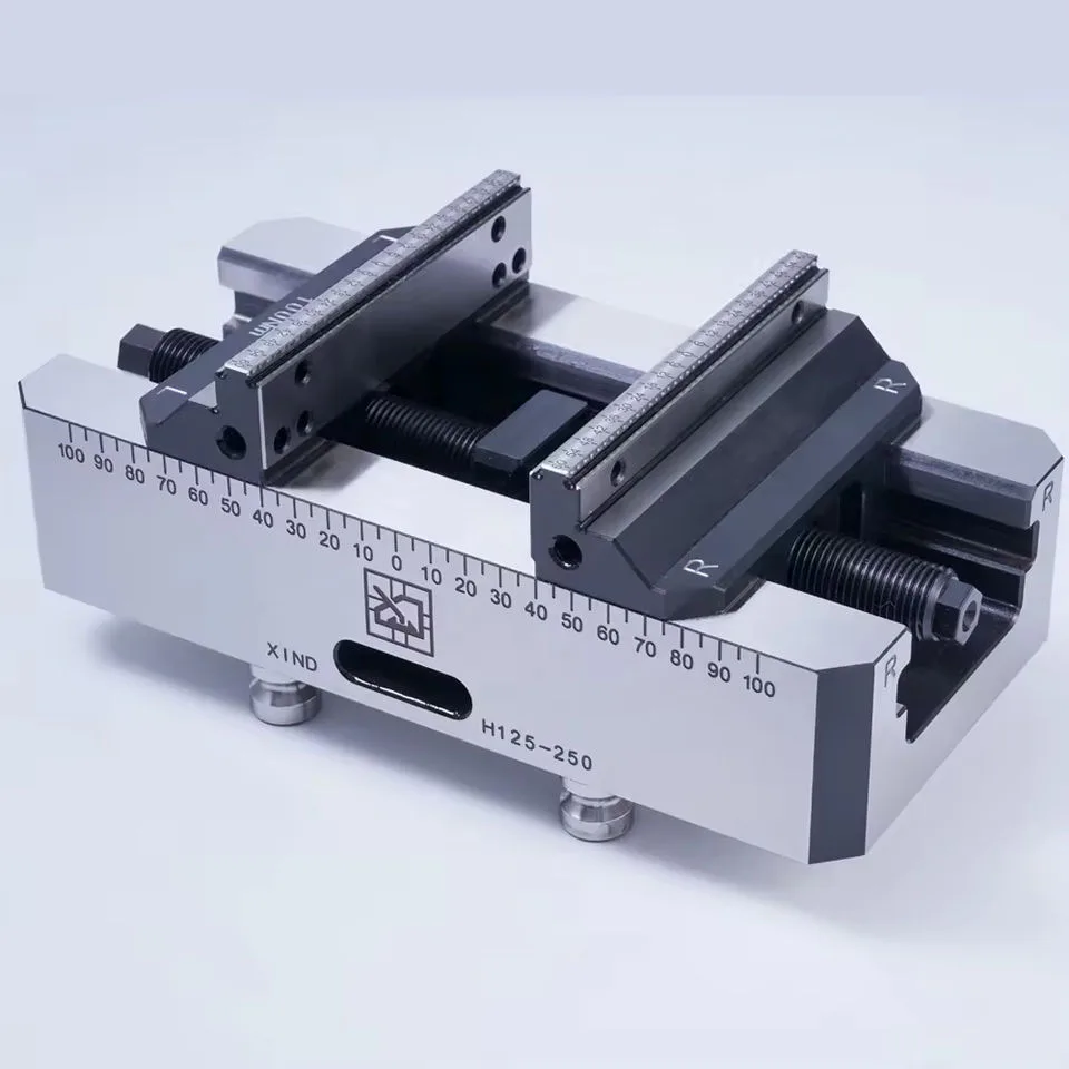 TEBAK Precision Style 4-axis 5-axis Universal Vice Precision Vise H125 CNC Vise Self Centering Vise view 4