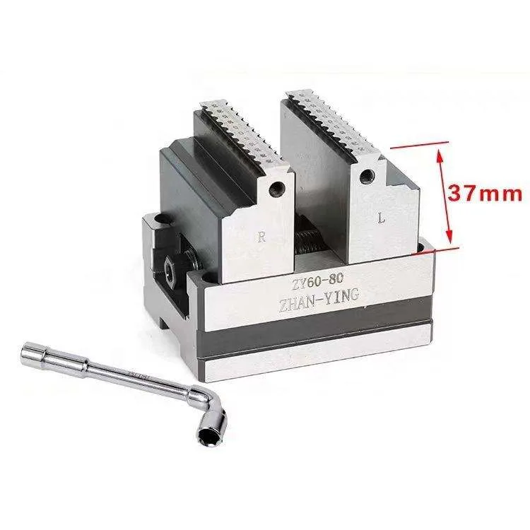 TEBAK Increased Claw Height Precision Self Centering Vise Clamp Fixture H54 Style 4-axis 5-axis Universal Vice Precision Vise CNC Vice view 4