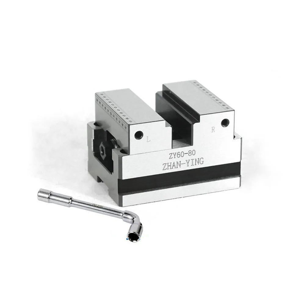 TEBAK Increased Claw Height Precision Self Centering Vise Clamp Fixture H54 Style 4-axis 5-axis Universal Vice Precision Vise CNC Vice view 5