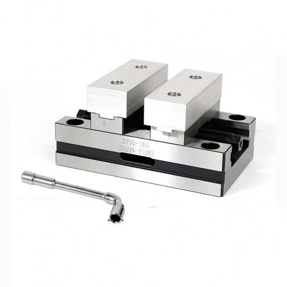 TEBAK 4-axis 5-axis Concentric Fixture Precision Vise Mini Fixture Self Centering Vise for Cnc Milling Machine with Clamping view 4