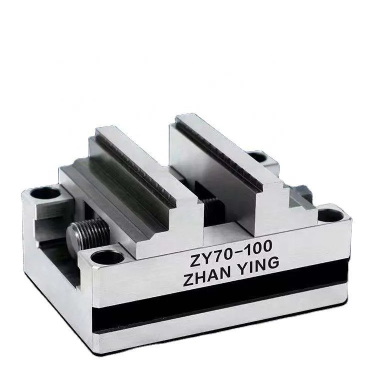 TEBAK Self-centering Vice 4-axis 5-axis Machining Concentric Fixture CNC zero Positioning Flat Mouth