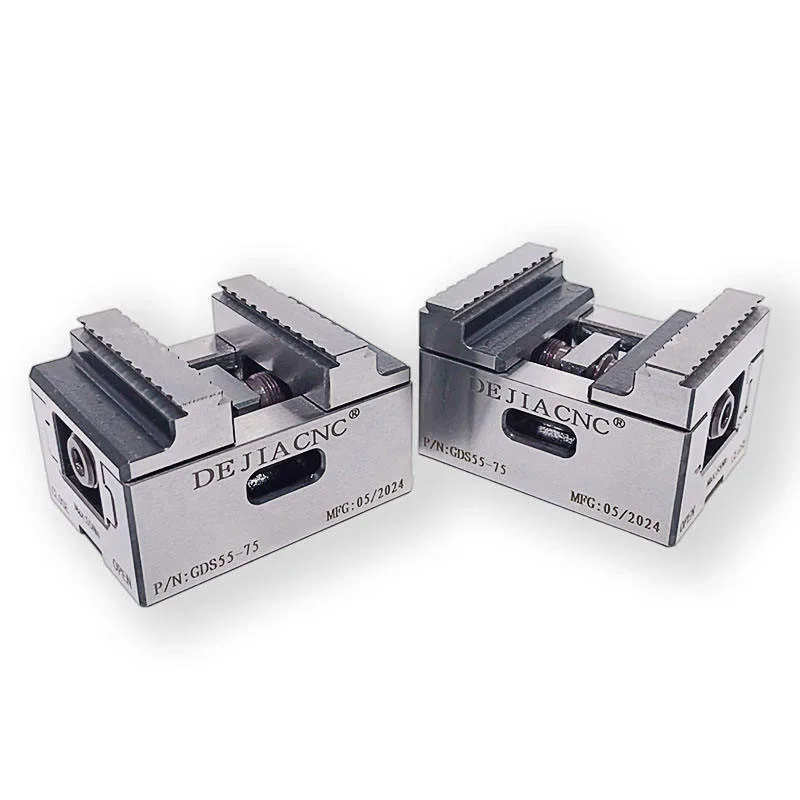 TEBAK GDS55-75 Compact & Adjustable 55mm Vice CNC Universal Mini Self Centering Vise view 5