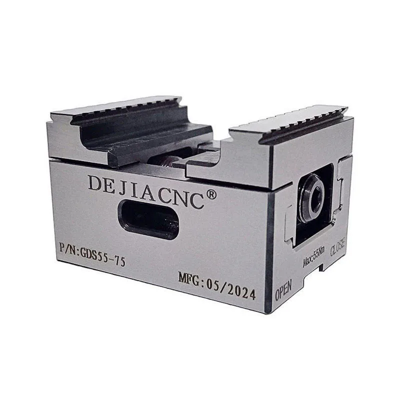 TEBAK GDS55-75 Compact & Adjustable 55mm Vice CNC Universal Mini Self Centering Vise view 4