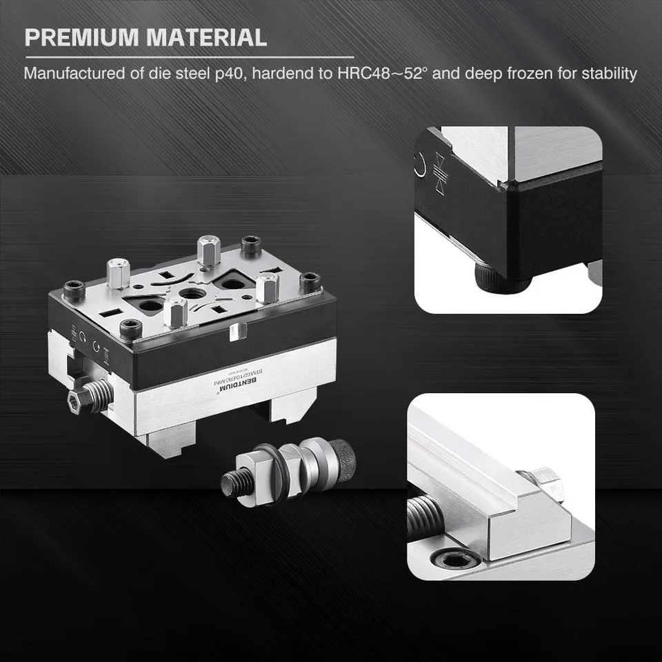 TEBAK Precision Machining Fixture 5-axis Self Centering Vise for Cnc Milling Machine with Clamping Range 48mm G210-PRO-MINI-50 view 5