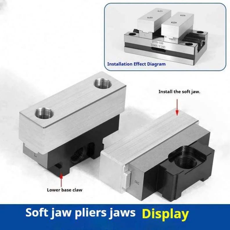 TEBAK Metal Industrial Bench Vice Self-centering Vise Five-axis Concentric Vise 5 Axis Style 4-axis Universal Vice view 4
