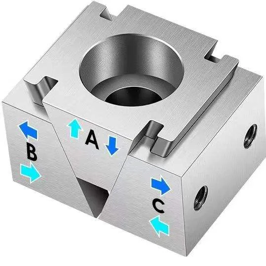 TEBAK Wedge Expansion Machine Tabletop Ok Clamps M6 M8 M10 M12 M14 M16 Bilateral Vise Ok Fixture for Cnc Industrial Machining view 3
