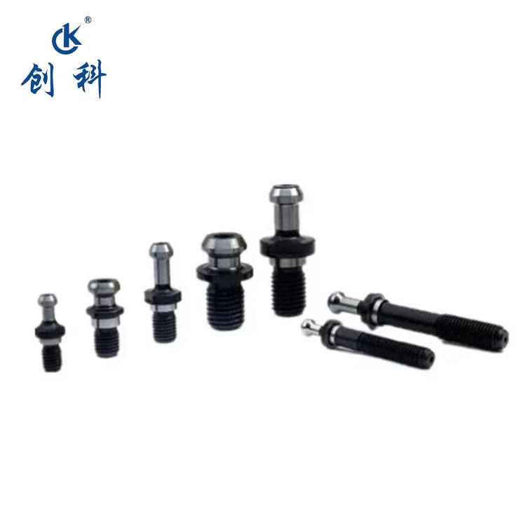 TEBAK BT30 BT40 BT50 Spindle with 45 Degree Outer Screw Pull Stud Clamp view 3