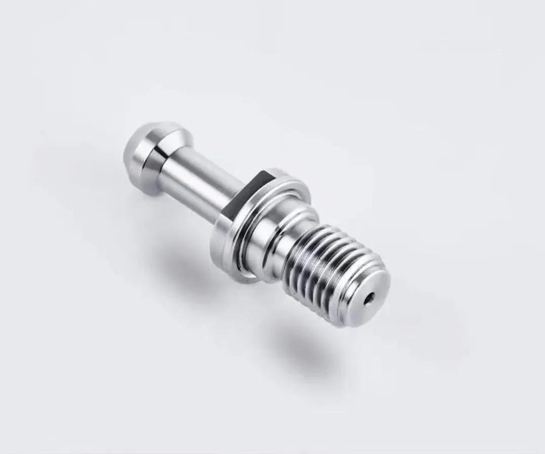 TEBAK BT30 BT40 BT50 Spindle with 45 Degree Outer Screw Pull Stud Clamp view 5