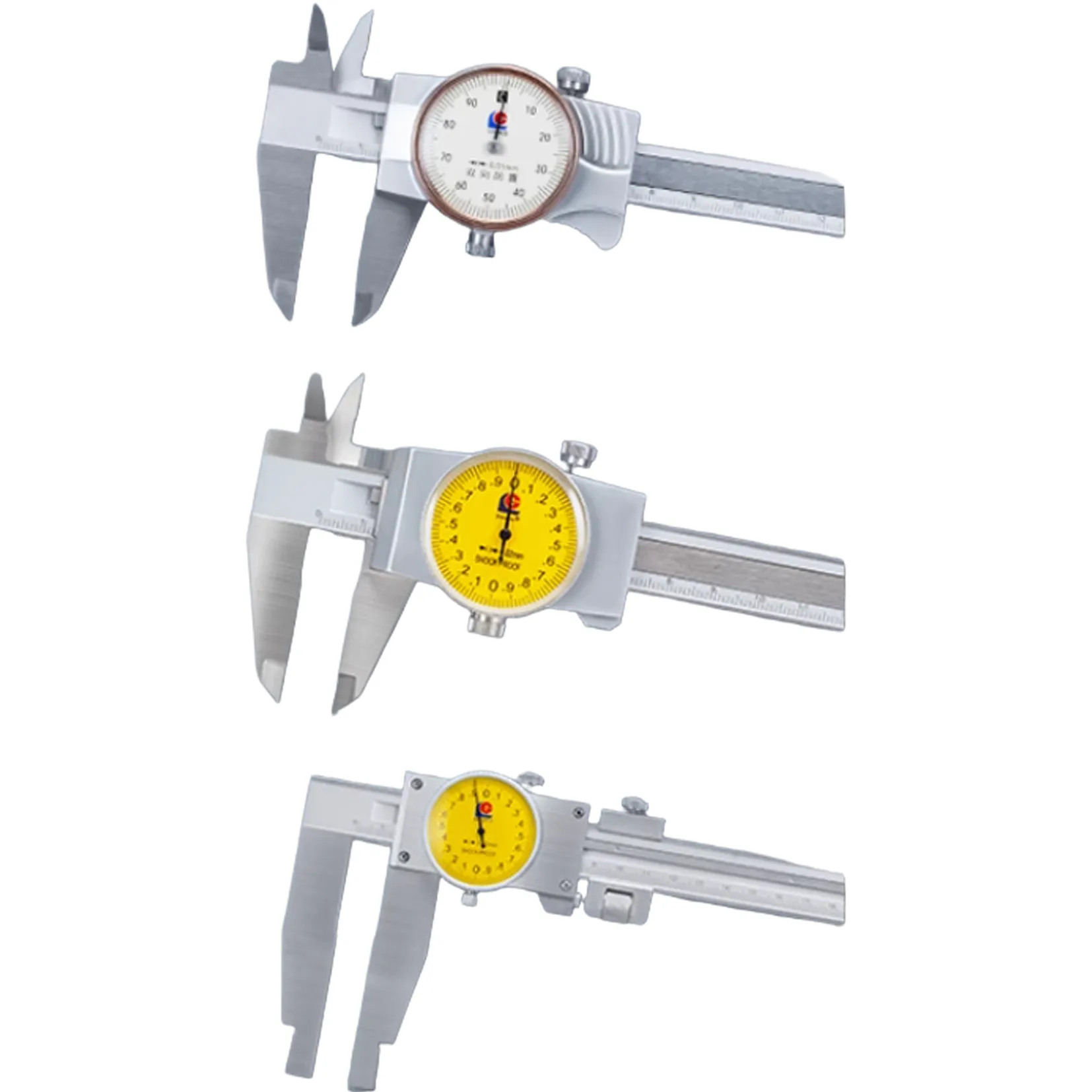 TEBAK Stainless Steel Dial Caliper Jewelry Making Instrument for Gem & Diamond Measurement Essential Machine Tools Accessory