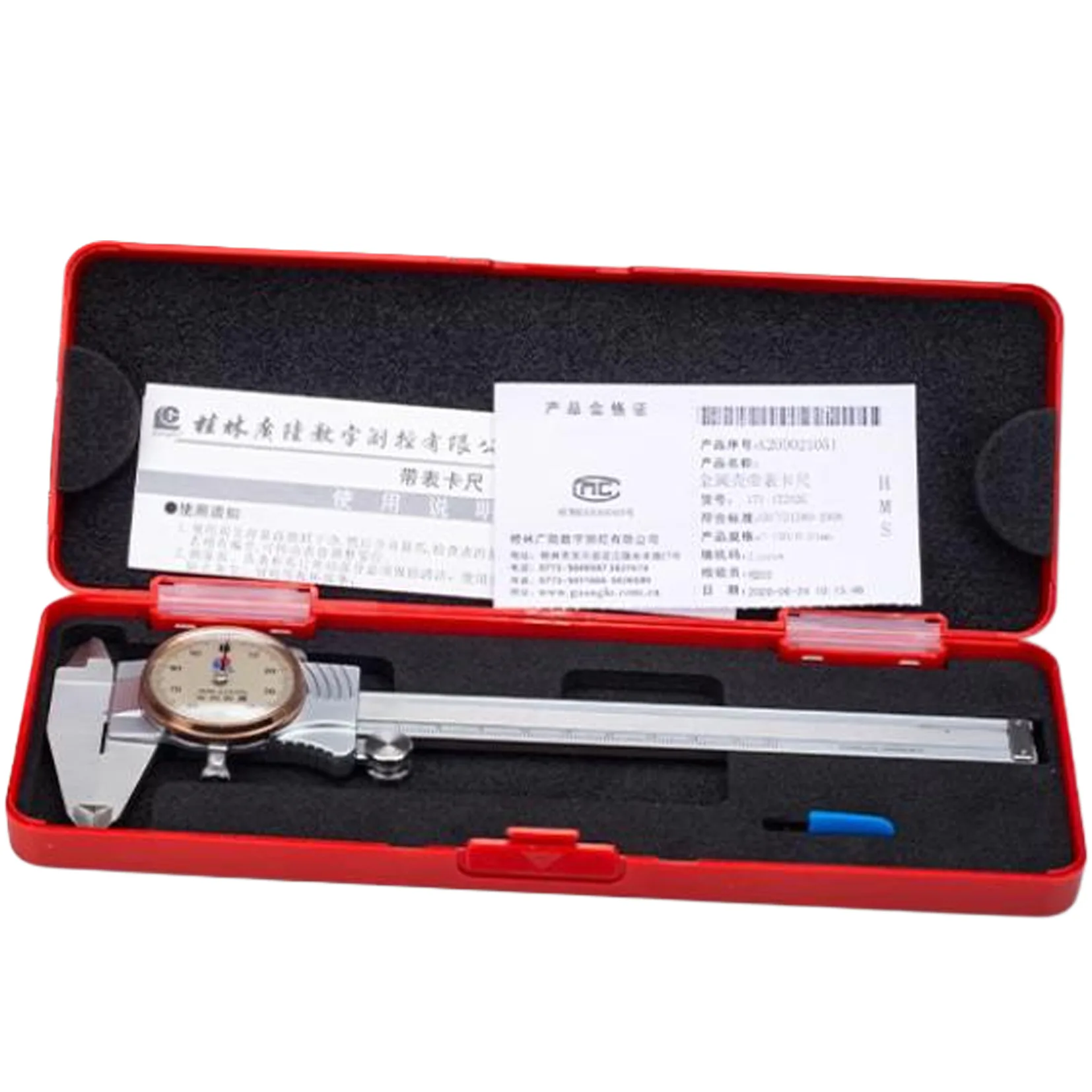 TEBAK Stainless Steel Dial Caliper Jewelry Making Instrument for Gem & Diamond Measurement Essential Machine Tools Accessory view 3