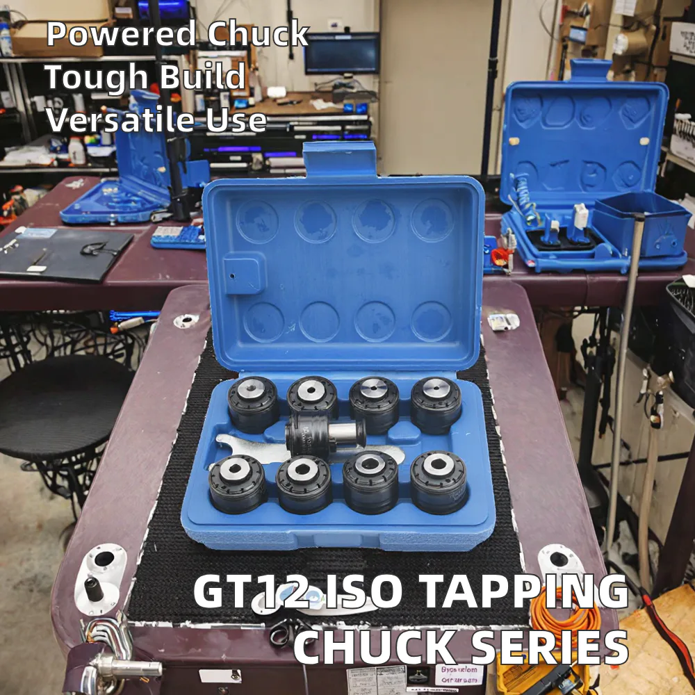 TEBAK ISO GT12 Steel Tapping Chuck Series Eccentric Clamping Electric Power Collet for Automated Production Line view 3