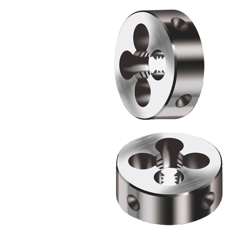 TEBAK Round Die Manual Thread Threading Machine Fine Tooth Cone Taps M1M2M3M4M5M6M8M10M12M14M20 Hand Tap view 6