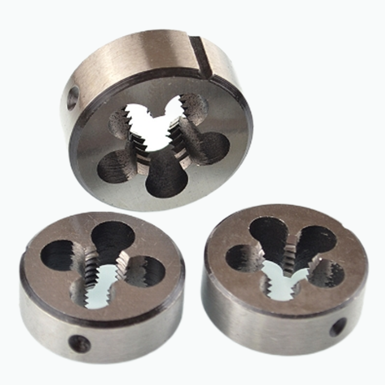 TEBAK Hand Threading Machine Round Die Thread Opening Tool Hand Alloy Steel Wire Opener M3M4M5M6M8M10M12 view 5