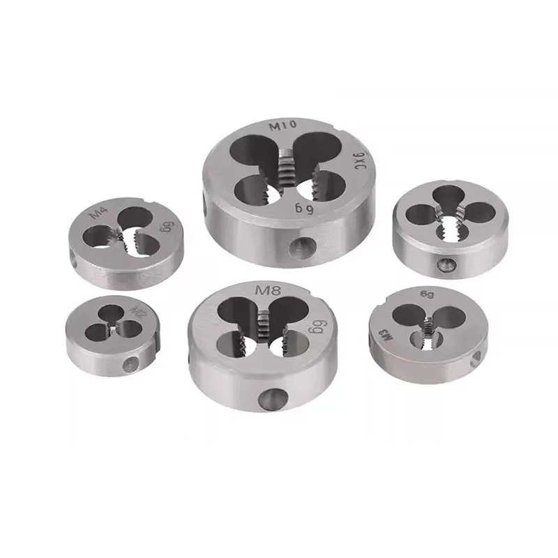 TEBAK Various Sizes of HSS Alloy Steel Thread Cutting Round Dies view 3