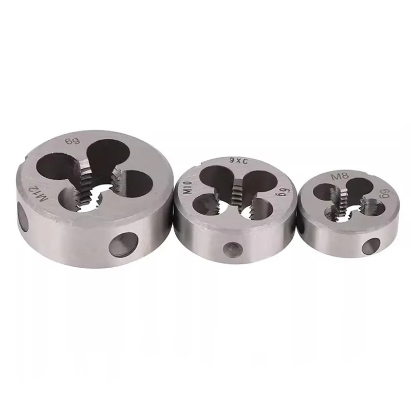 TEBAK Various Sizes of HSS Alloy Steel Thread Cutting Round Dies view 6