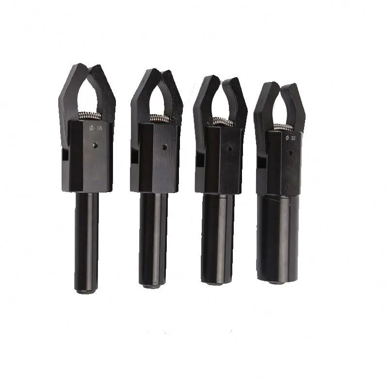 TEBAK CNC Lathe Bar Puller Lathe Automatic Bar Puller Claw Pull Clamp Feeder 16 20 25 Round Shank Clamping