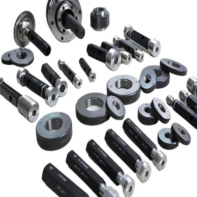 TEBAK The Metric Screw Plug Gages 4H 5H 6H 7H 8H M1~M300 Steel Gauge Go and No Go Thread Plug Gauge view 4